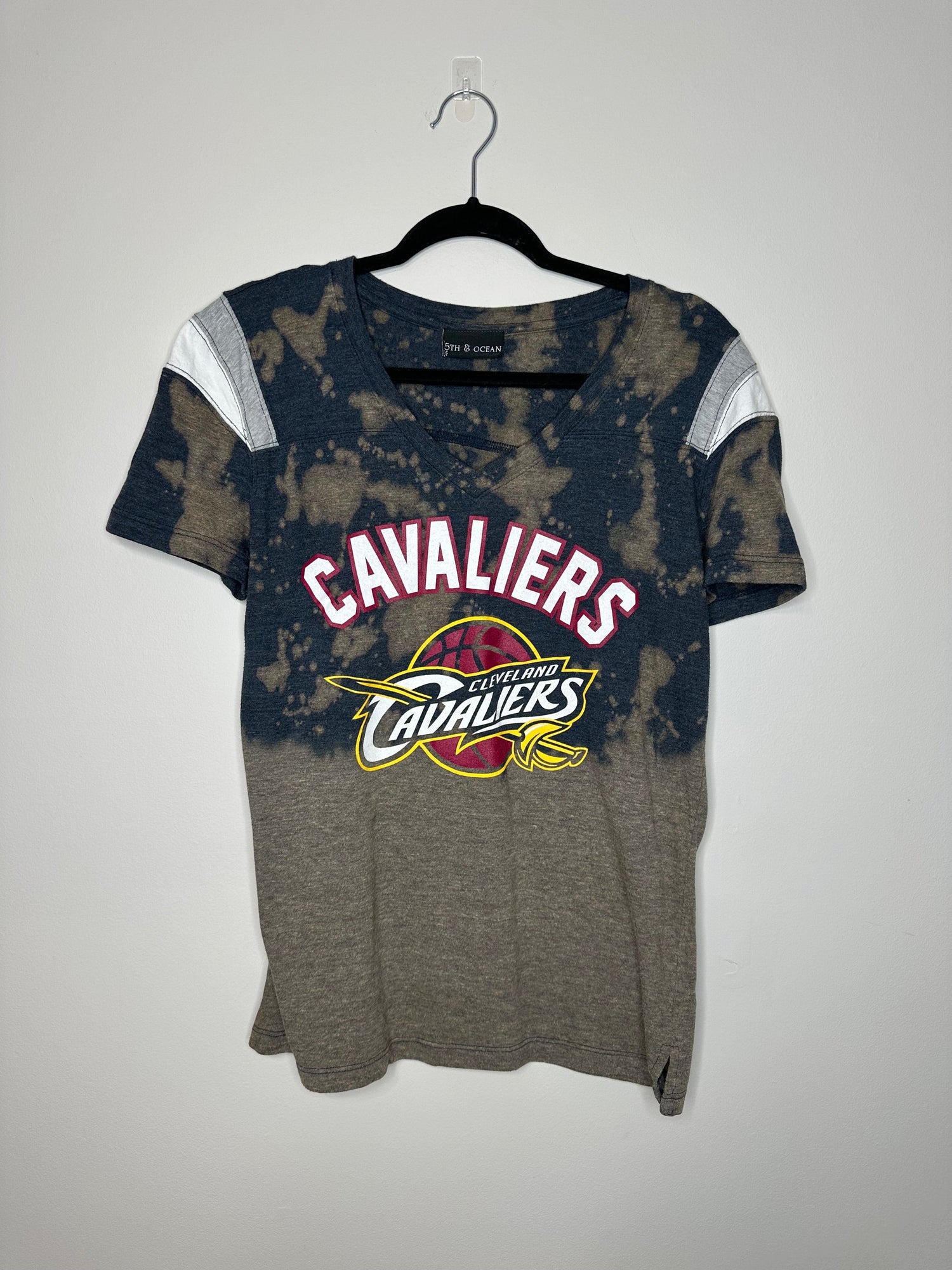 CLE Basketball T-Shirts,  Upcycled & Bleached (All sizes)