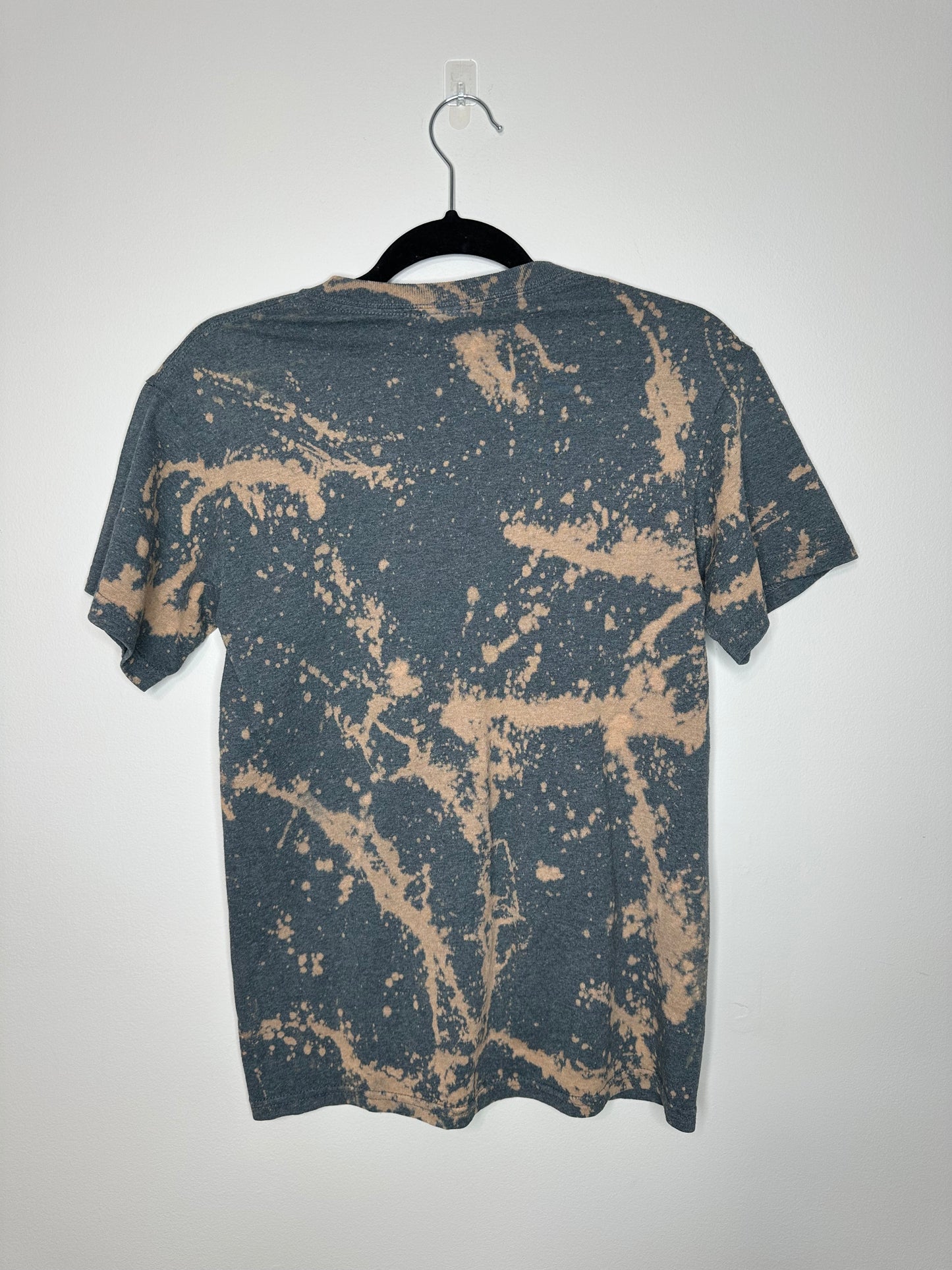 Small O-H-I-O, Upcycled, Bleached T-Shirt