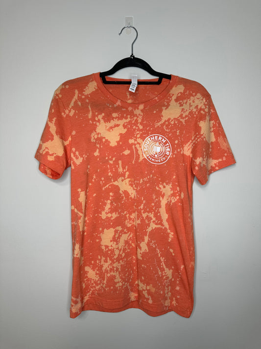 Small Southern Tier, Upcycled, Bleached T-Shirt