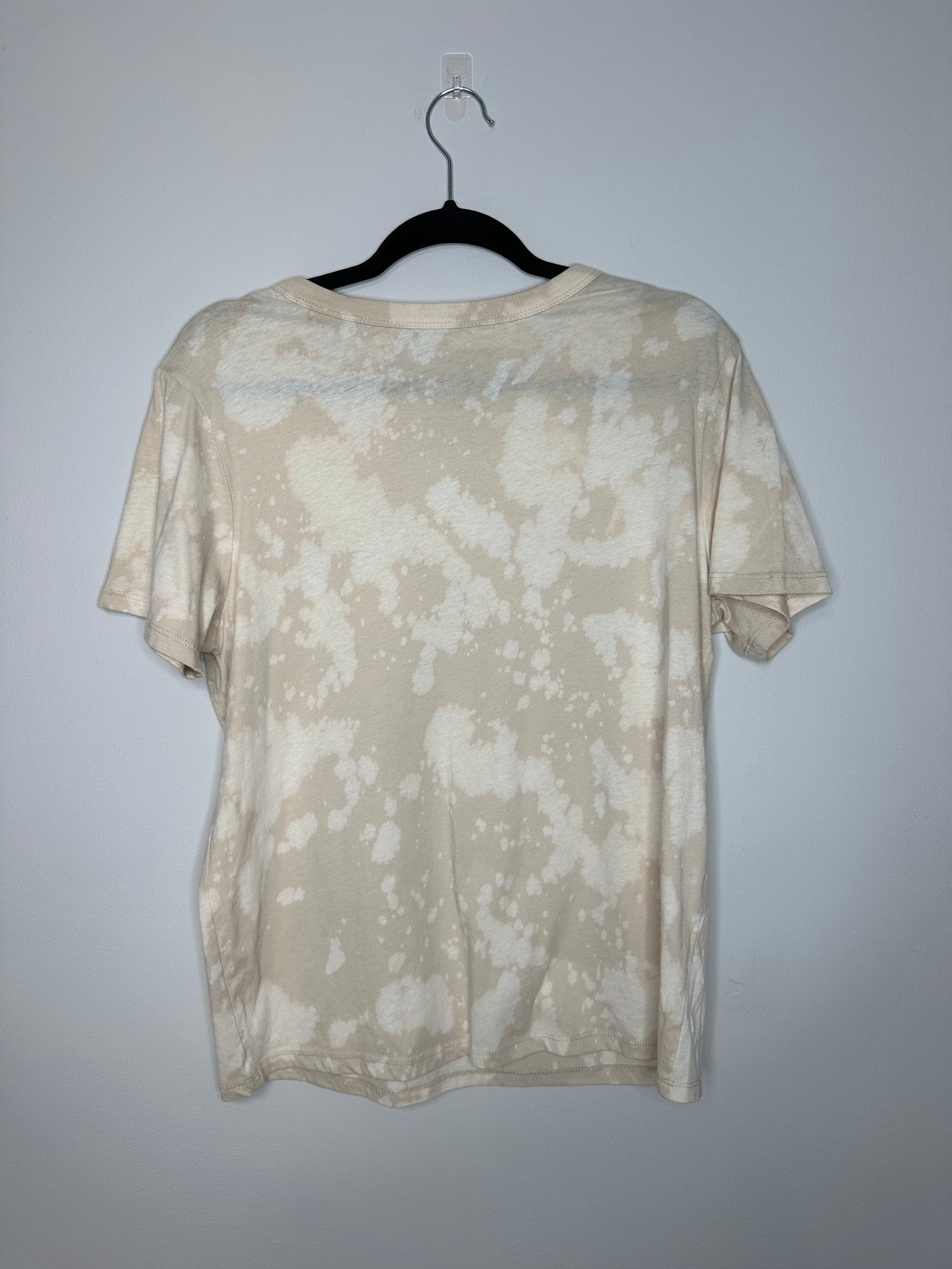 Large Butterfly, Upcycled, Bleached T-Shirt