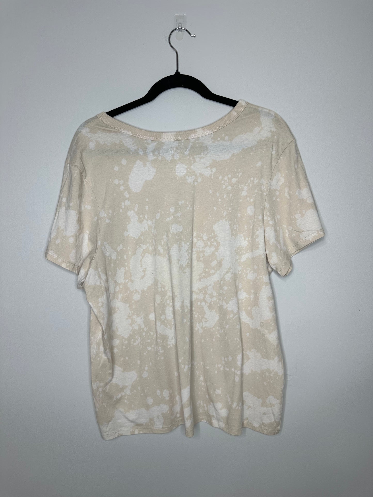 2XL Nashville, Upcycled, Bleached T-Shirt