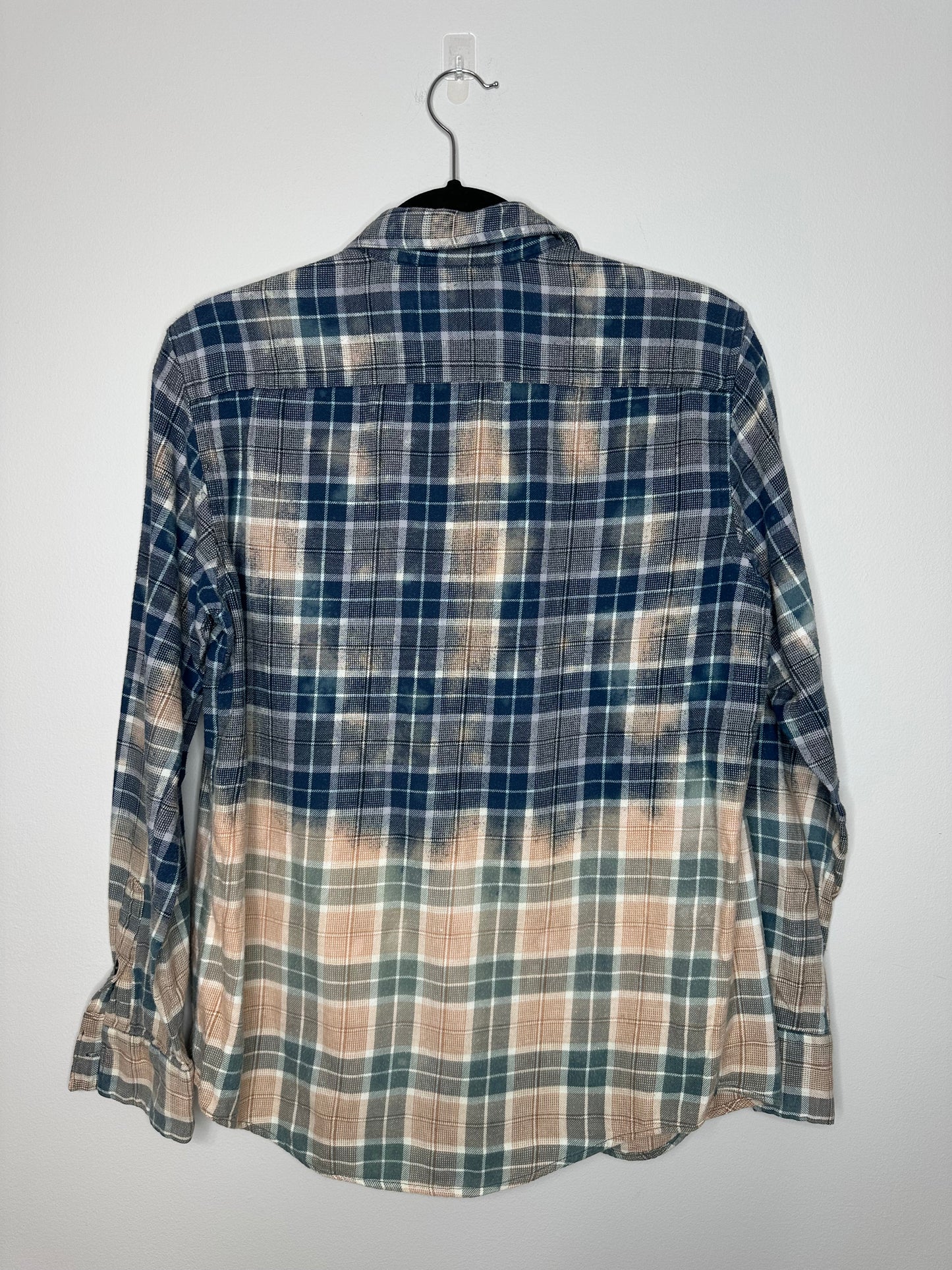 Small, Upcycled, Bleached Flannel