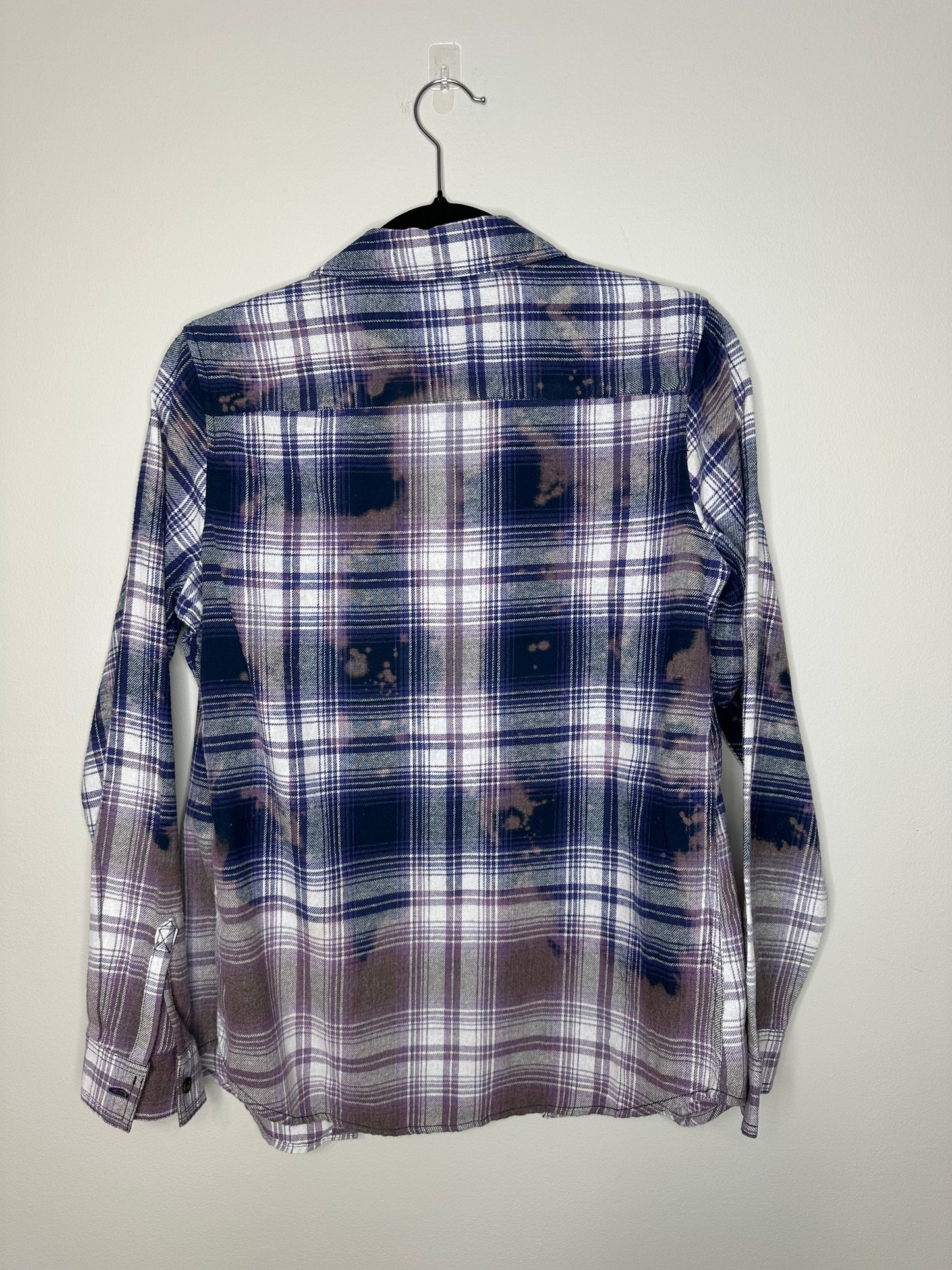 Small, Upcycled, Bleached Flannel