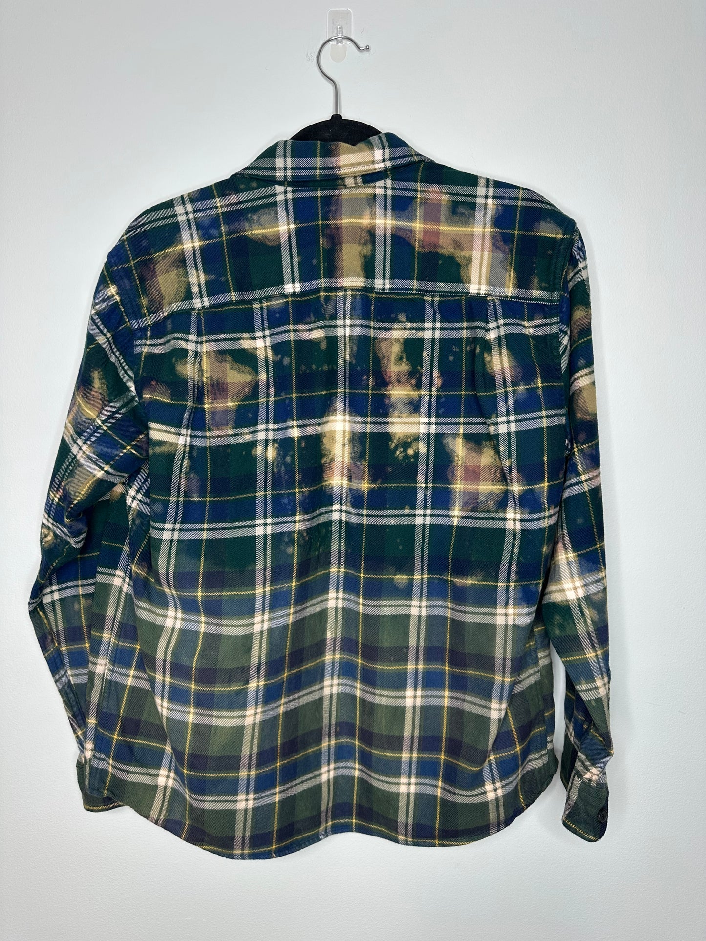 Small, Upcycled, Bleached Flannel