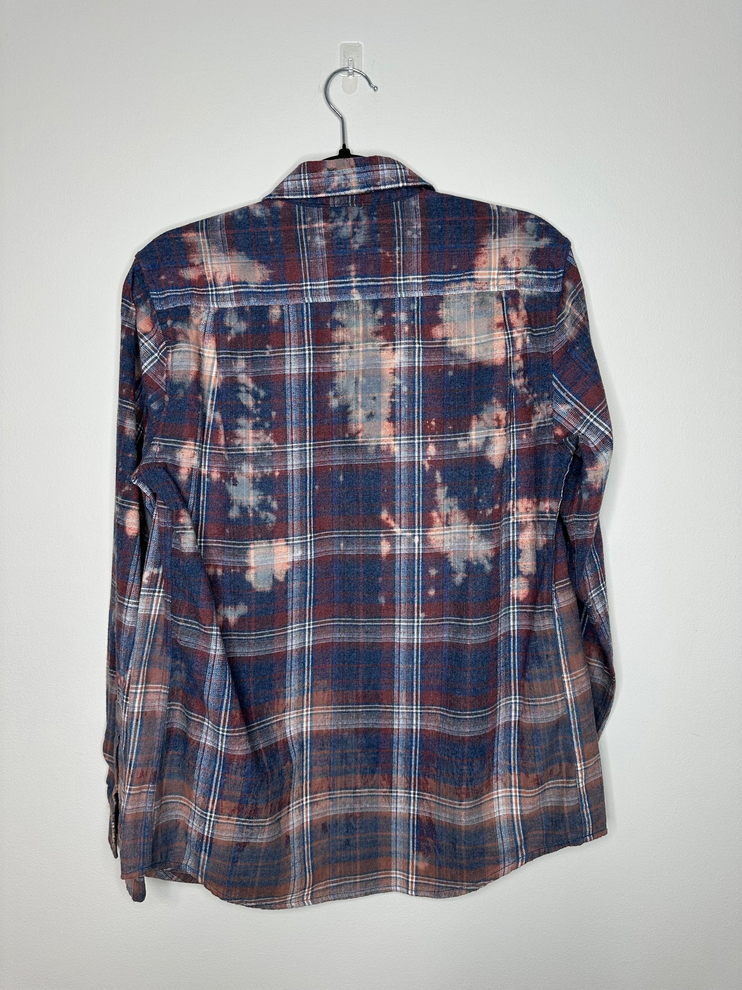 Small, Upcycled, Bleached Flannel